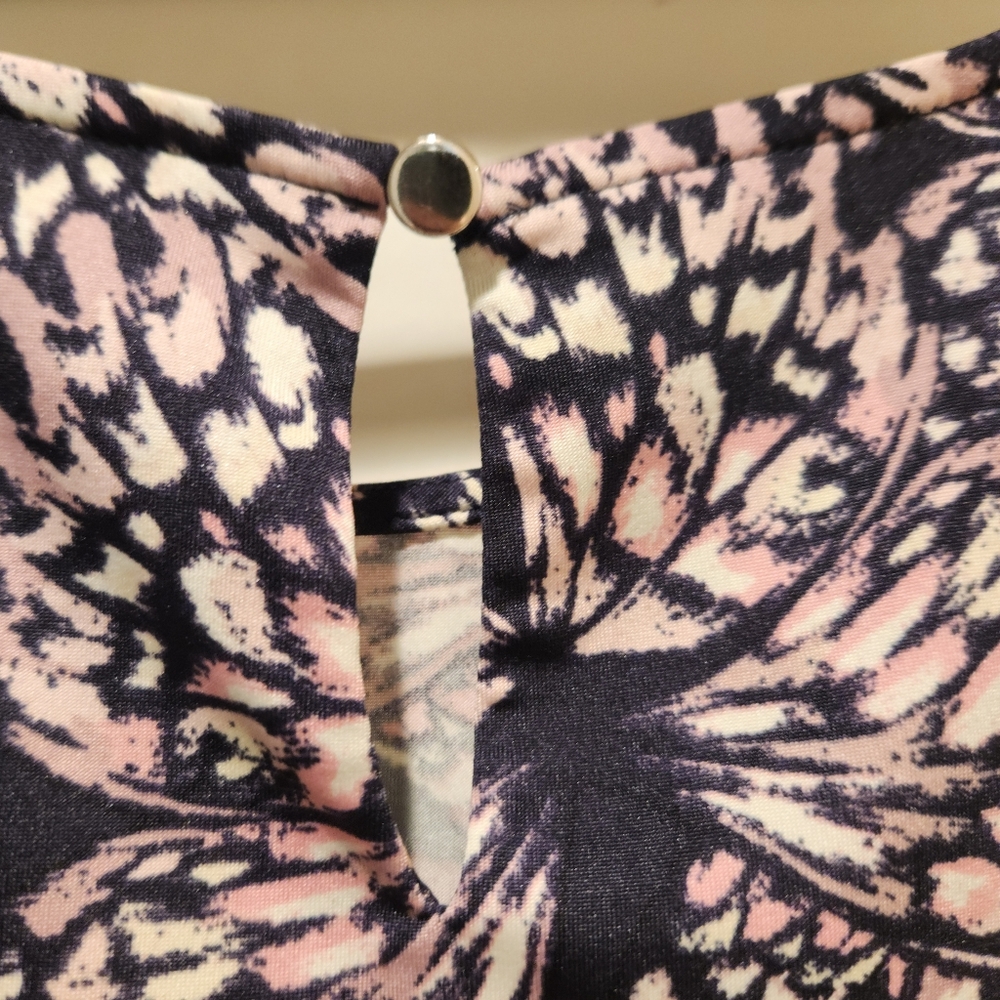 Cato Butterfly Print Babydoll Size 22 Plus Flowy Boho Fairycore Cottagecore - Picture 5 of 10